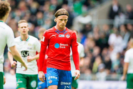 Helsingborgs Carl Johansson ser deppig ut