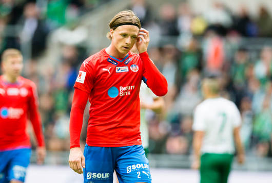 Helsingborgs Carl Johansson ser deppig ut