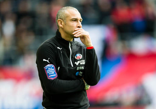 Helsingborgs manager Henrik Larsson