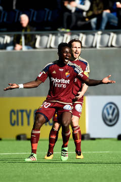 Djurgårdens Sam Johnson och Kevin Walker deppar
