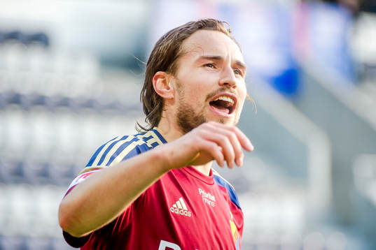 Djurgårdens Kevin Walker jublar