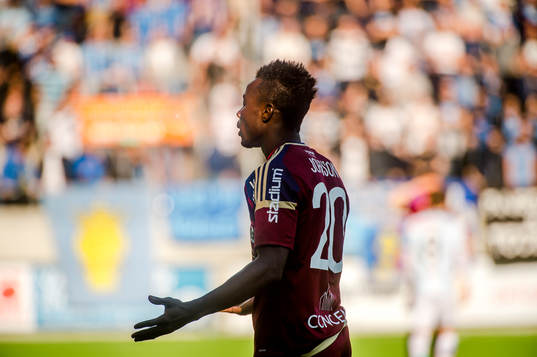 Djurgårdens Sam Johnson deppar
