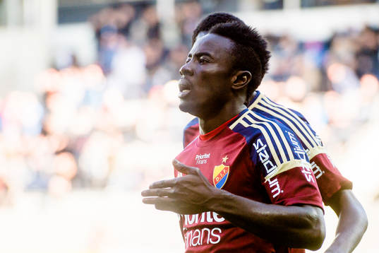 Djurgårdens Sam Johnson jublar