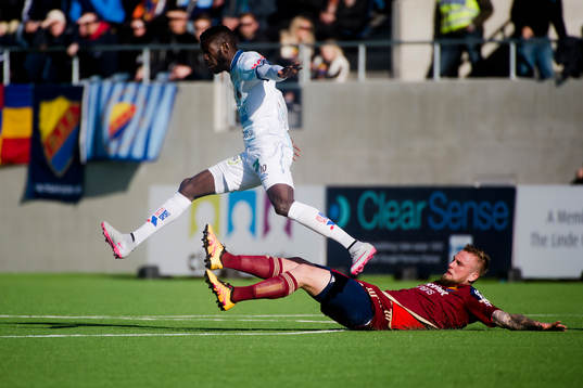 Gefles Dioh Williams och Djurgårdens Alexander Faltsetas