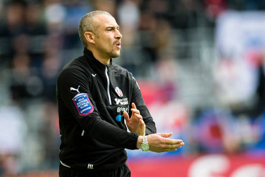 Helsingborgs manager Henrik Larsson