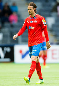 Helsingborgs Linus Hallenius ser deppig ut