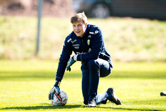 Målvakten Oliver Gustafsson