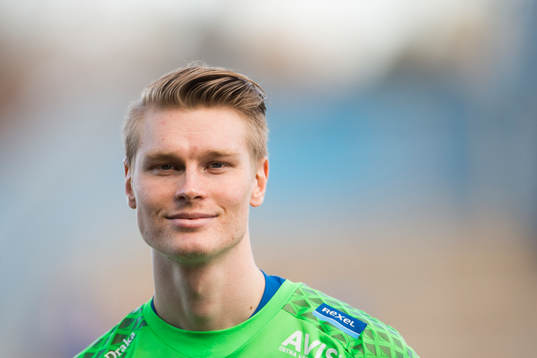 Degerfors målvakt Jesse Öst