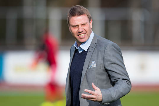 Falkenbergs tränare Hans Eklund