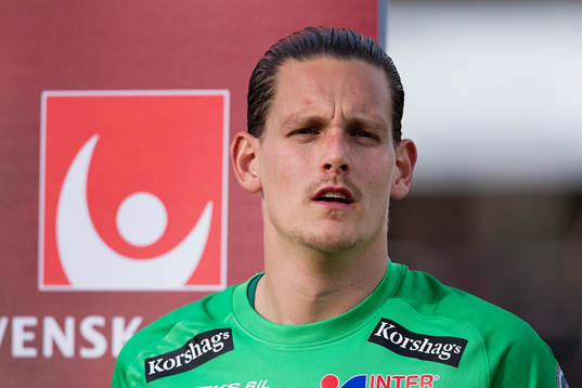 Falkenbergs målvakt Otto Martler