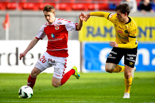 Kalmars Carl Johansson och Elfsborgs Jesper Manns