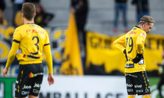 Elfsborgs Adam Lundqvist och Simon Hedlund deppar