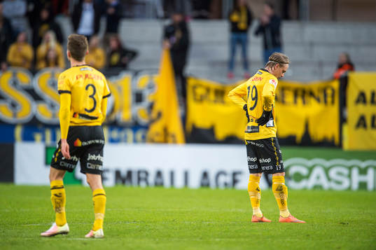 Elfsborgs Adam Lundqvist och Simon Hedlund deppar