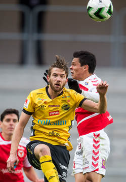 Elfsborgs Marcus Rohdén och Kalmars Romário Pereira