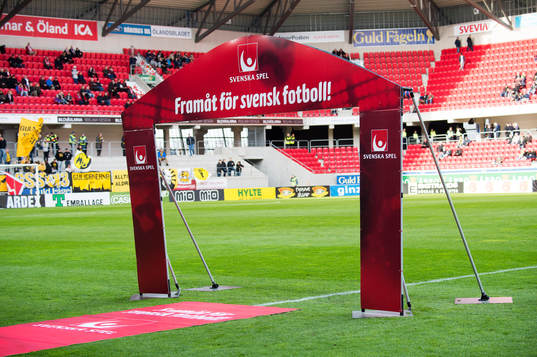 Svenska Spel skylt