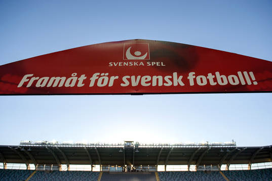 En skylt från Svenska Spel