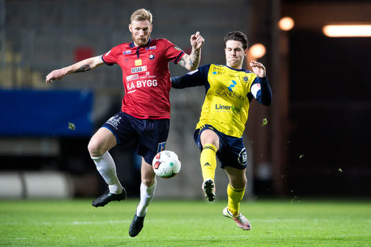 Örgrytes Fredrik Björck och Ängelholms Oliver Stojanovic