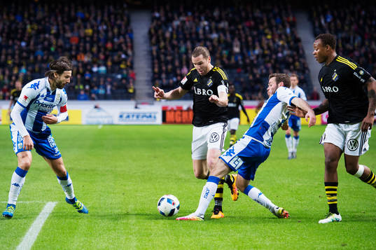 IFK Göteborgs Mattias Bjärsmyr och Emil Salomonsson
