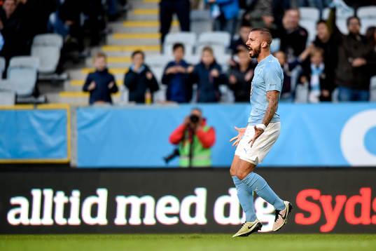 Malmö FFs Guillermo Molins jublar