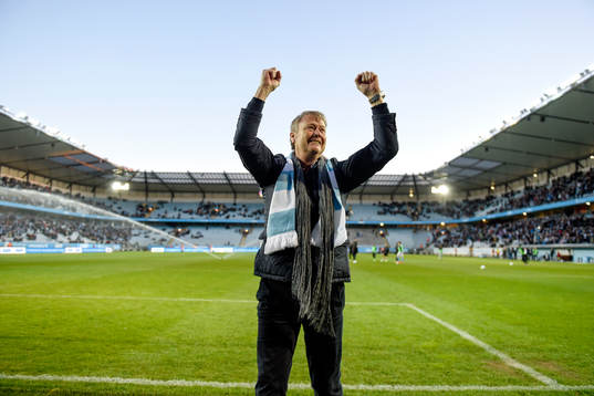 Malmö FFs förre tränare Åge Hareide hyllas