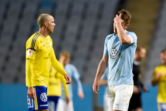 Malmö FFs Markus Rosenberg deppar