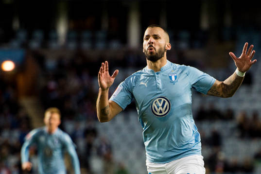 Malmö FFs Guillermo Molins deppar