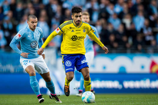 Sundsvalls Stefan Silva och Malmö FFs Vladimir Rodic