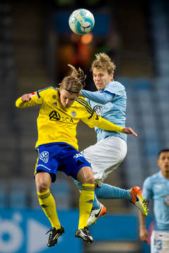 Sundsvalls Erik Granat och Malmö FFs Oscar Lewicki