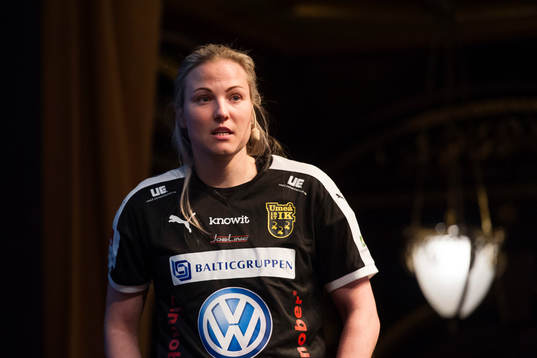Umeås lagkapten Lisa Lantz