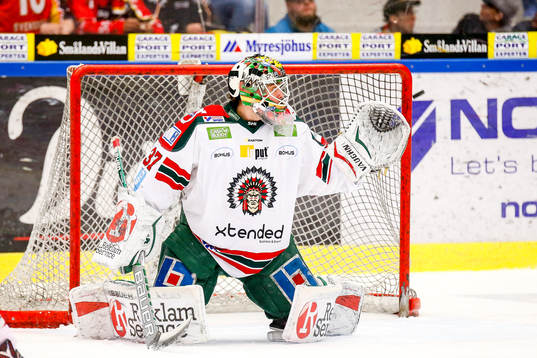 Frölundas målvakt Johan Gustafsson