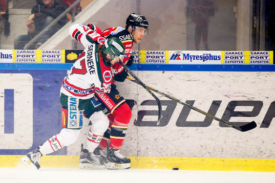 Frölundas Sebastian Stålberg och Lugis Ilari Melart