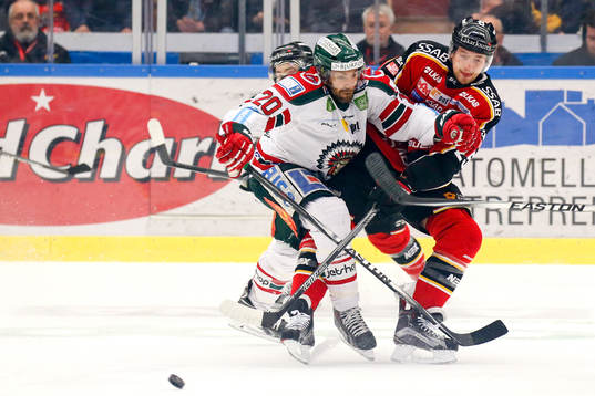 Frölundas Joel Lundqvist och Luleås Anton Hedman
