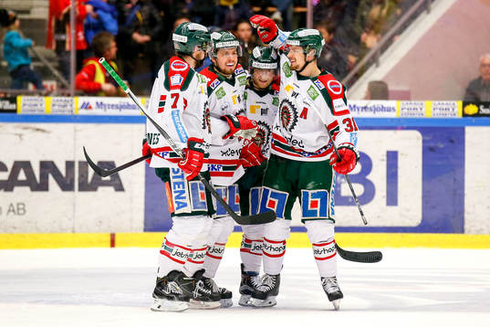 Frölundas Ryan Lasch jublar