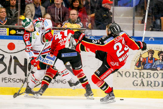 Luleås Ilari Melart och Lucas Wallmark