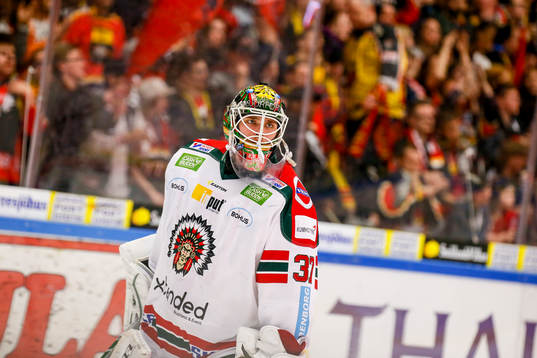 Frölundas målvakt Johan Gustafsson
