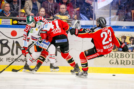 Luleås Ilari Melart och Lucas Wallmark