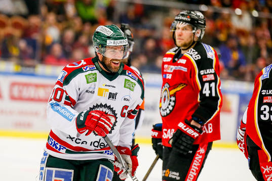 Frölundas Joel Lundqvist jublar