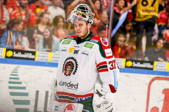 Frölundas målvakt Johan Gustafsson