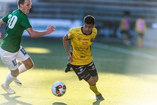 Elfsborgs Rami Kaib och Jönköpings Markus Tegebäck