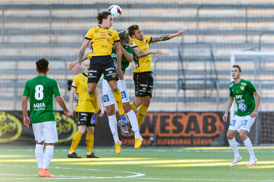 Elfsborgs Rasmus Rosenqvist och Thomas Kind Bendiksen i