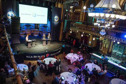 Översikt över scenen på Berns