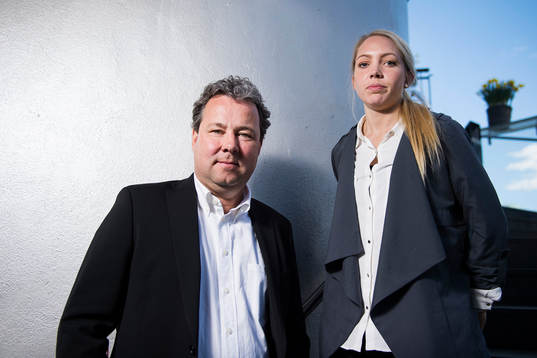 Kopparberg/Göteborgs Stefan Rehn och Elin Rubensson