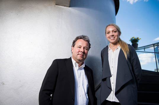 Kopparberg/Göteborgs Stefan Rehn och Elin Rubensson