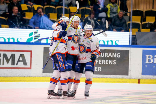 Växjös Eddie Larsson, Joakim Hillding och Calle Rosén