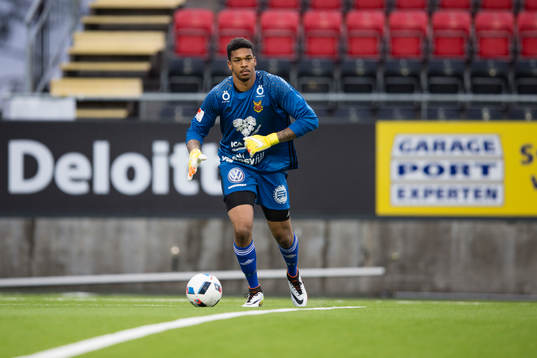 Östersunds Målvakt Jamal Blackman