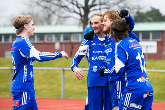 Luleås Sebastian Sandlund, Jesper Medén, Joel Rajalakso