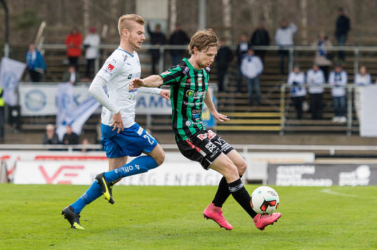 Värnamos Freddy Winst och Varbergs Thomas Drage