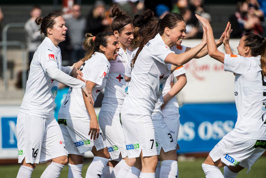 Rosengårds Marta Viera Da Silva jublar med lagkamraters