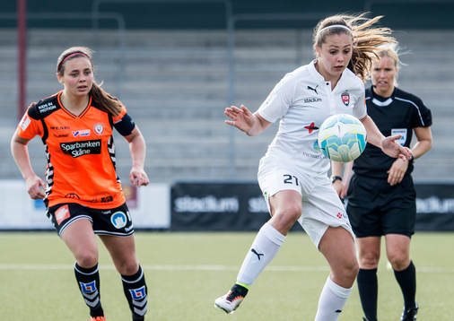 Rosengårds Lieke Martens och Kristianstads Alice Nilsson