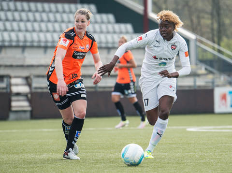 Rosengårds Gaëlle Enganamouit mot Kristianstads Mia